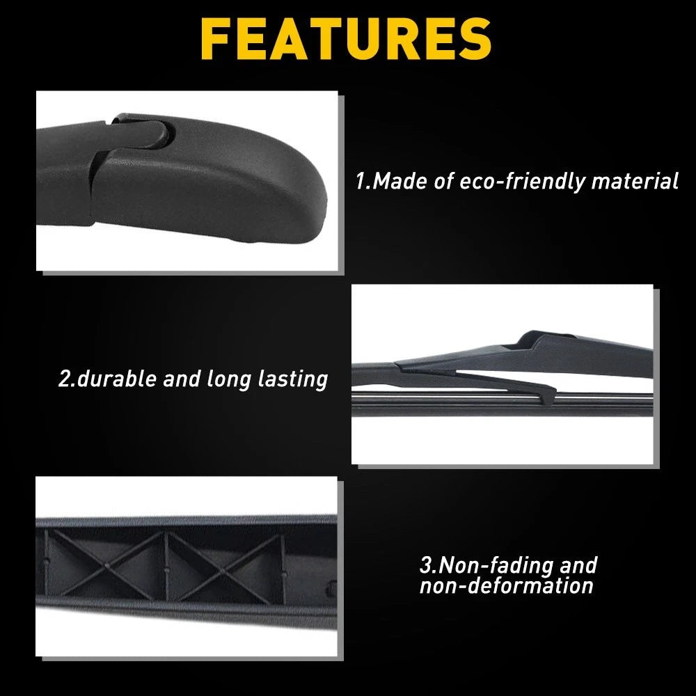 Rear Windshield Wiper Blade and Arm for Toyota Highlander (2020–2022)