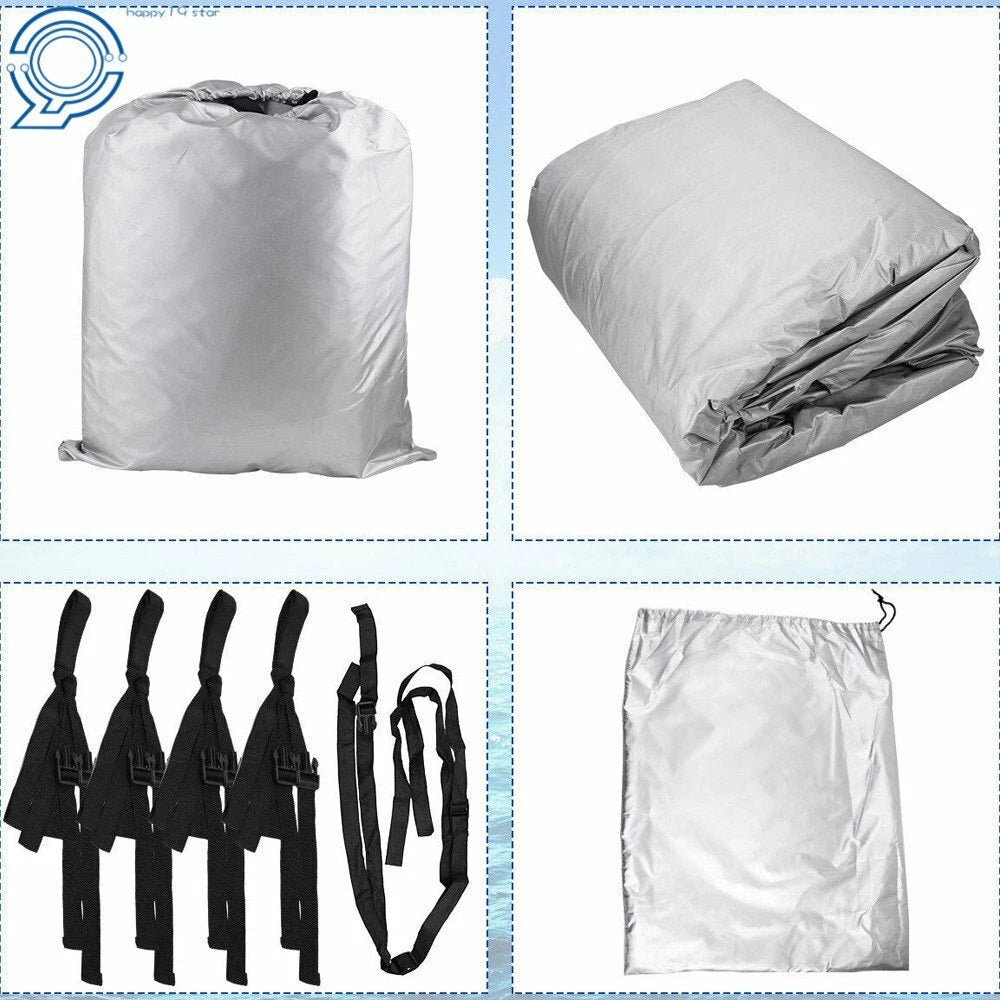 Heavy Duty Waterproof Boat Cover for 21-24ft Trailers (2021-2024)