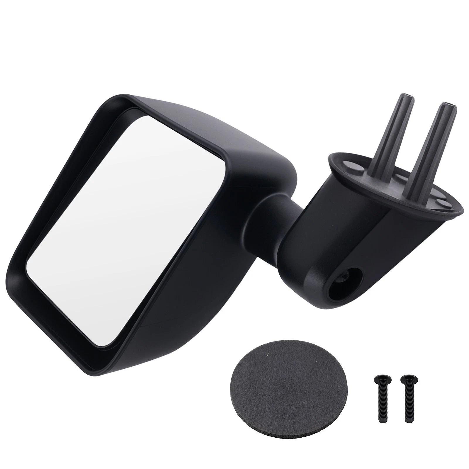 Left Manual Side View Mirror for Jeep Wrangler Sport (2007–2018) Textured