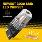 2X LED Amber Turn Signal Light Bulb for Ford F-150