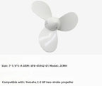 Aluminum Alloy Marine Propeller for Two 2 0 HP Outboard Motor