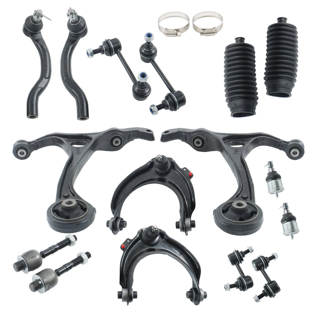 Set of 16 Front Lower Control Arm Ball Joints Tie Rods for Acura TL (2004–2006)