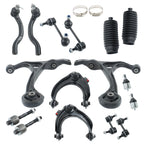 Set of 16 Front Lower Control Arm Ball Joints Tie Rods for Acura TL (2004–2006)