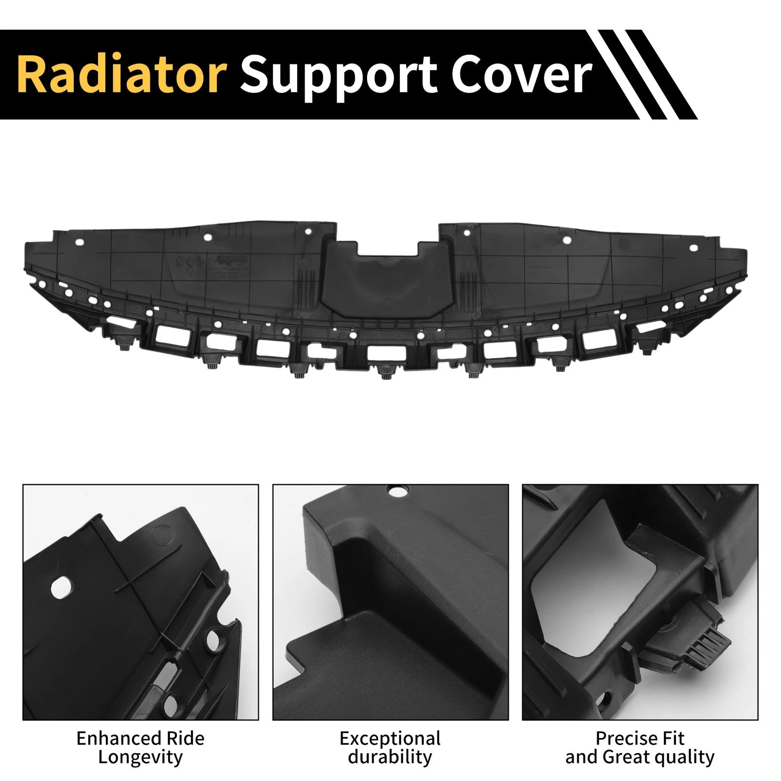 Radiator Support Cover for Hyundai Elantra (2017–2018) No. 86356F2000/86356-F2000 ABS