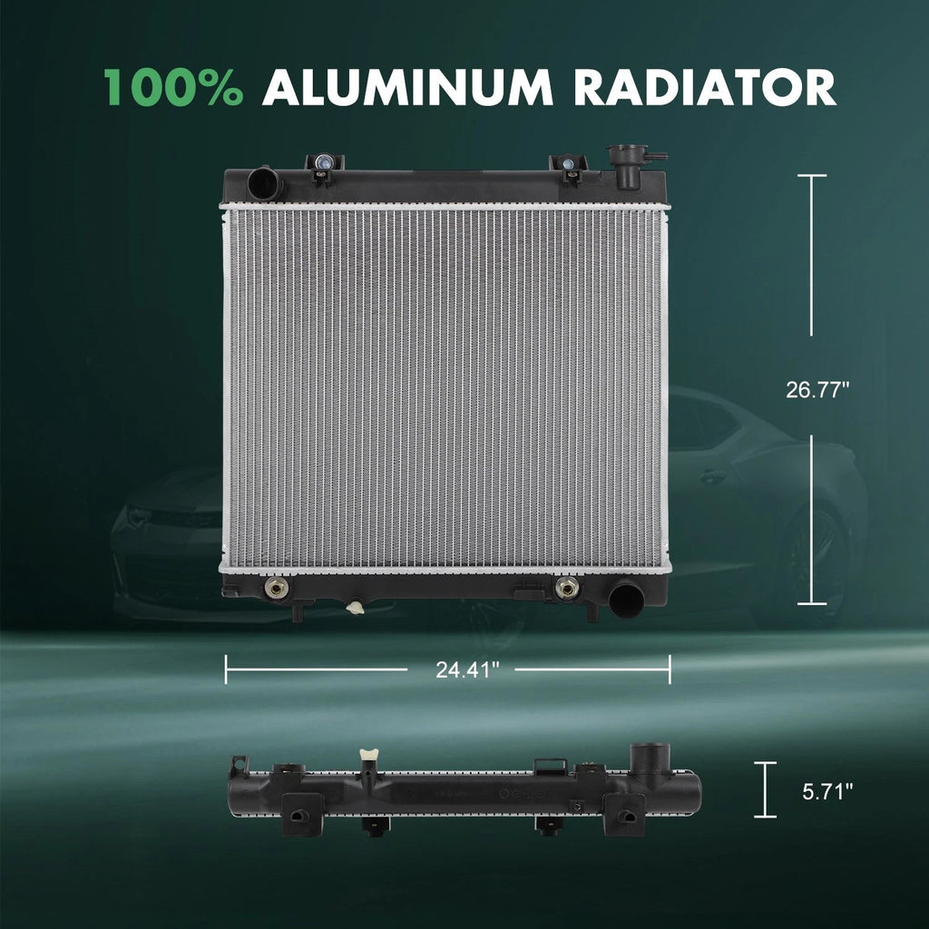 Radiator for Dodge Dakota, Mitsubishi Raider (2005–2011)