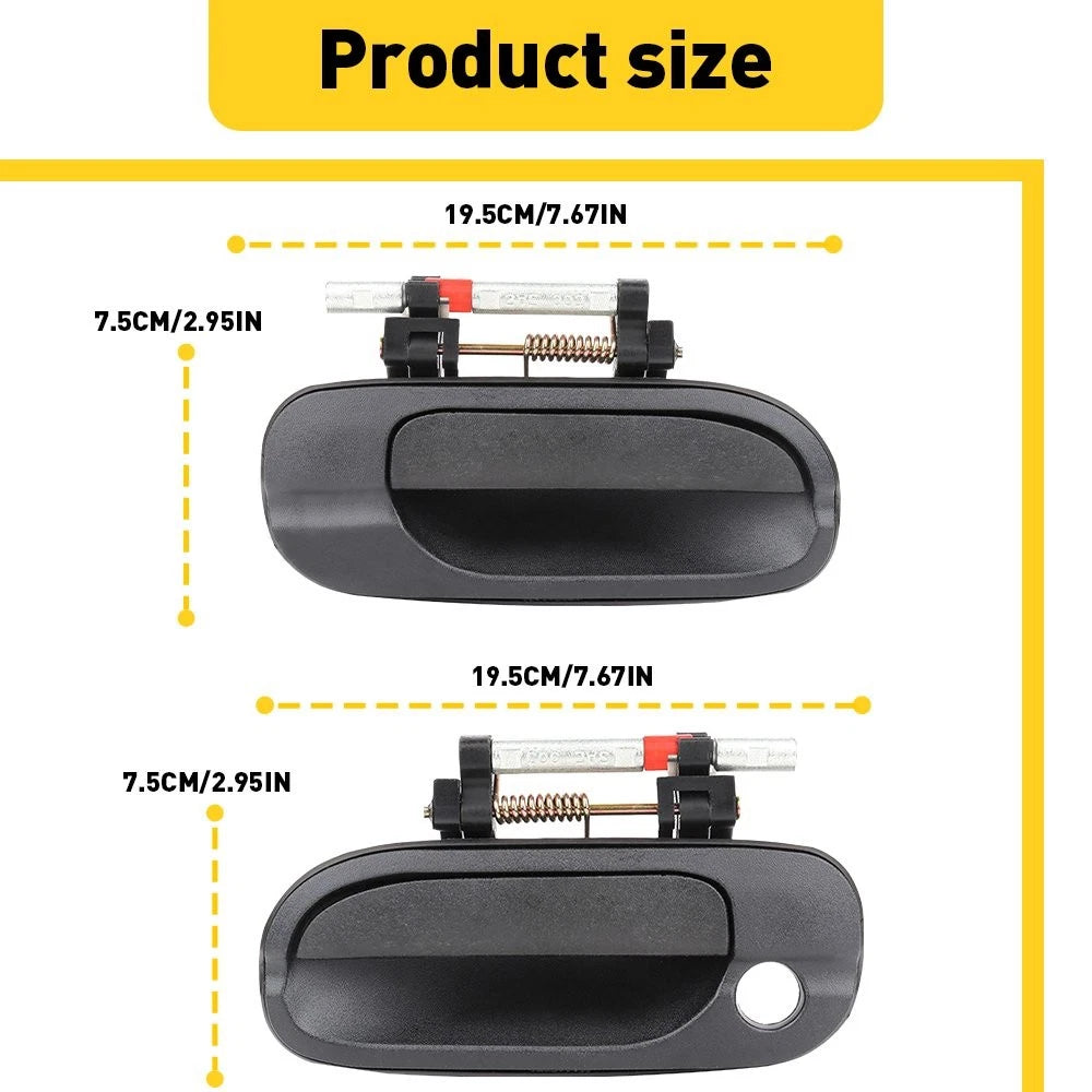 2X Exterior Door Panel Handle for Nissan Sentra (2000–2006)