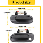 2X Exterior Door Panel Handle for Nissan Sentra (2000–2006)