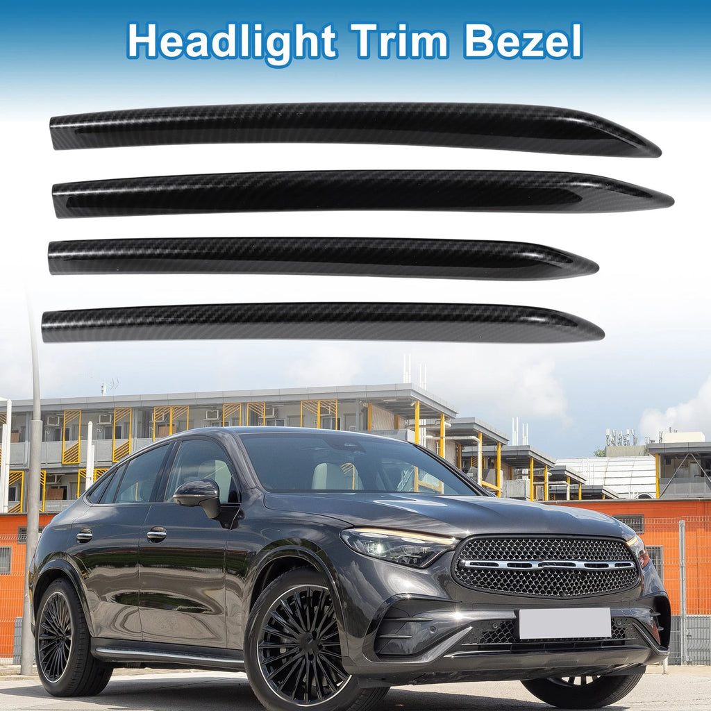 Set of 4 Headlight Trim Bezels for Mercedes-Benz GLC Class 