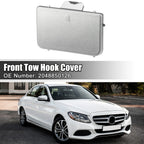 Tow Hook Eye Hole Cover for Mercedes-Benz C-Class (2015–2021) Silver Tone