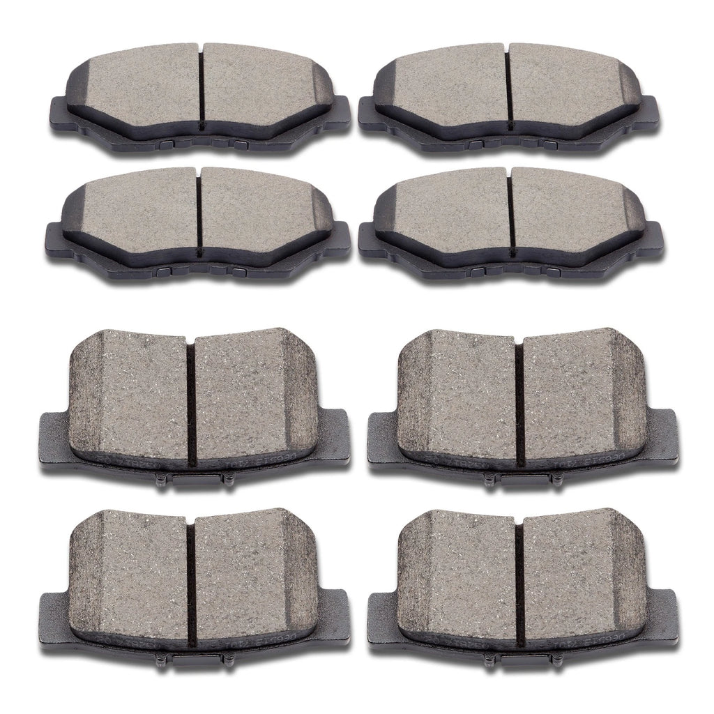 Set of 4 Ceramic Brake Pads for Honda Accord Civic Sedan Acura ILX (2003–2007)