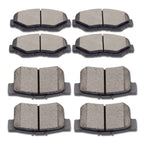 Set of 4 Ceramic Brake Pads for Honda Accord Civic Sedan Acura ILX (2003–2007)
