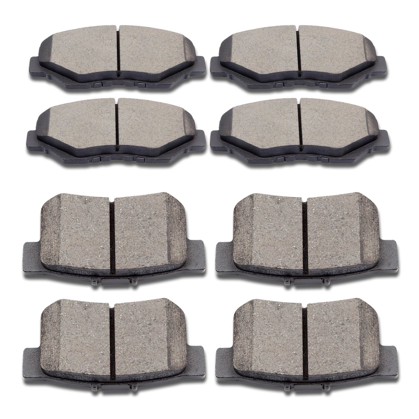 Set of 4 Ceramic Brake Pads for Honda Accord Civic Sedan Acura ILX (2003–2007)