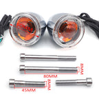 Clear Rear Turn Signal Light Indicator for Harley Sportster XL883 XL1200 FXD (2004–2023)