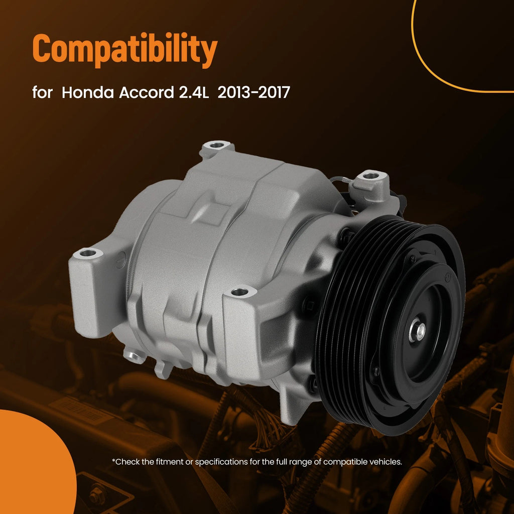 10SRE18C AC Compressor w/ Clutch for Honda Accord 2.4L (2013–2017) 197303 5513126