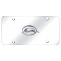 Chrome Logo on Chrome License Plate - Officially Licensed for Chevrolet Impala