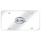 Chrome Logo on Chrome License Plate - Officially Licensed for Chevrolet Impala