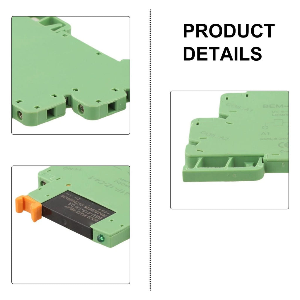 6 2mm Solid State Relay Module for Efficient Wiring Installations