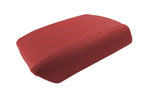 Leather Console Lid Armrest Cover for Hyundai Tiburon (2003–2008) Red