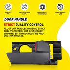 Set of 4 Interior Door Handles for Hyundai Accent (2006-2011)