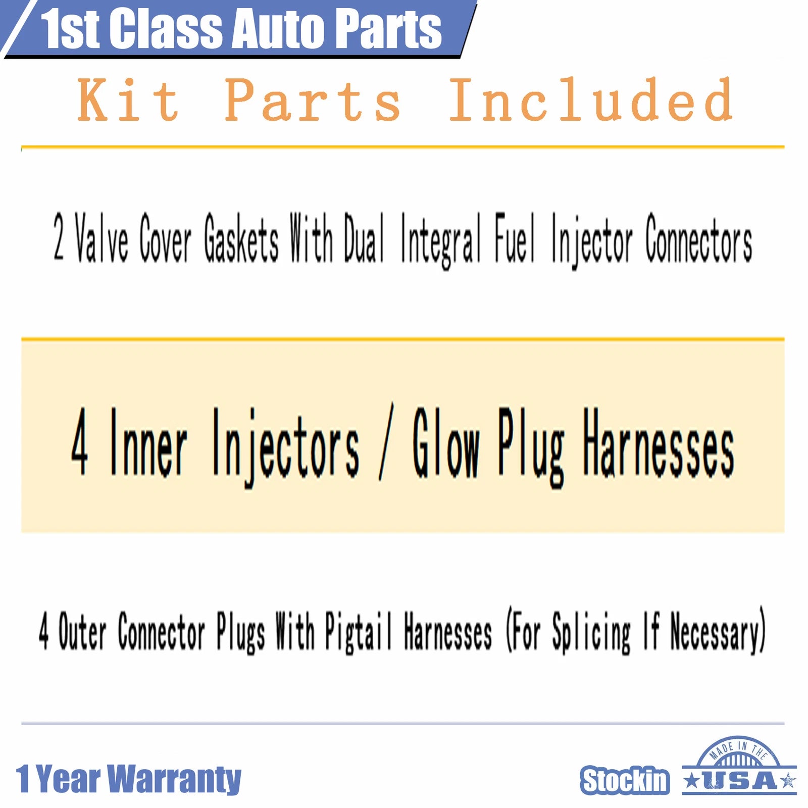 2 Valve Cover Gaskets Kit for Ford E-350 (1992-1997) Turbo Diesel V8