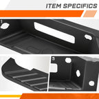 Rear Bumper Step Pad for Ford F-150 (2004–2008) w/ Sensor Holes, Tow Package, Black