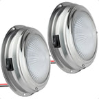 2X Marine LED Interior Dome Light for Boat (4")
