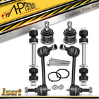 Set of 6 Ball Joints & Sway Bar Links for Chevy GMC Saab 
