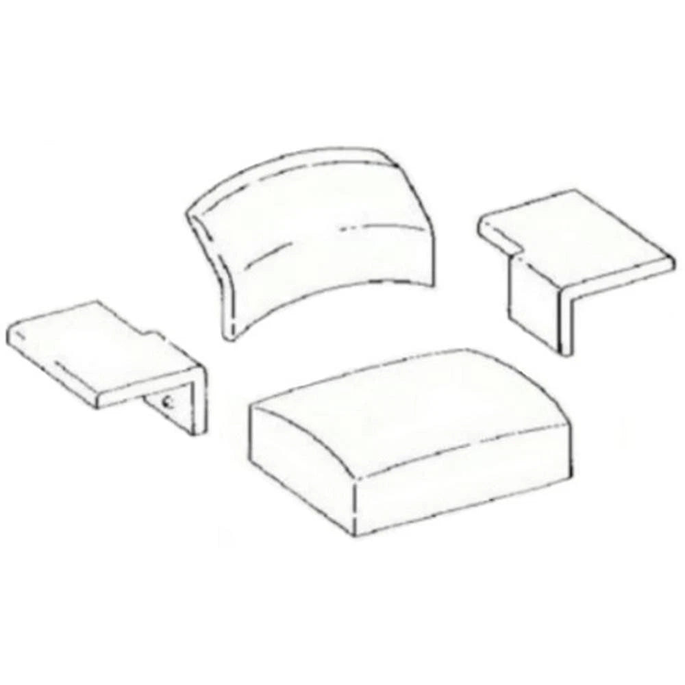 Set of 4 Cushion Set for Caterpillar 6R 74A 76A 82H 84H 94J 96J 10K