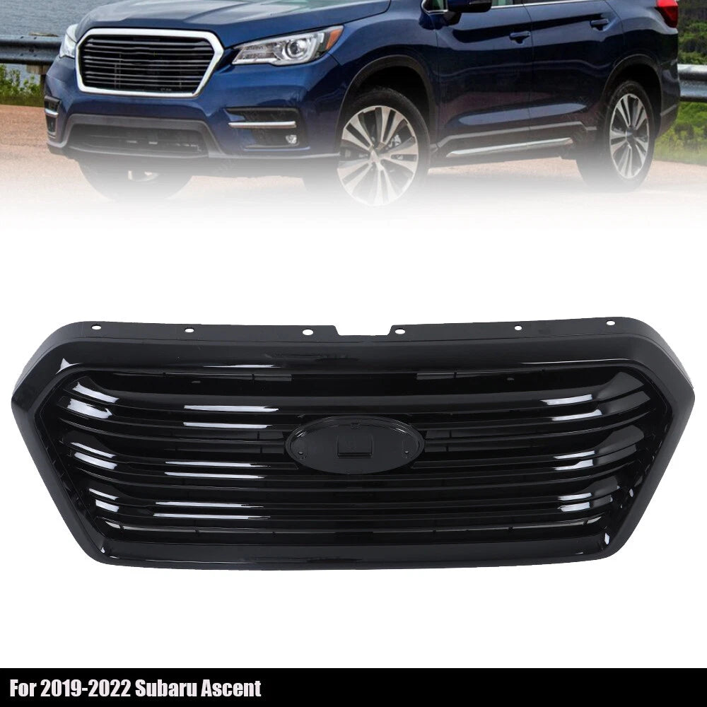 Gloss Black Mesh Front Bumper Grille for Subaru Ascent (2019â2022)