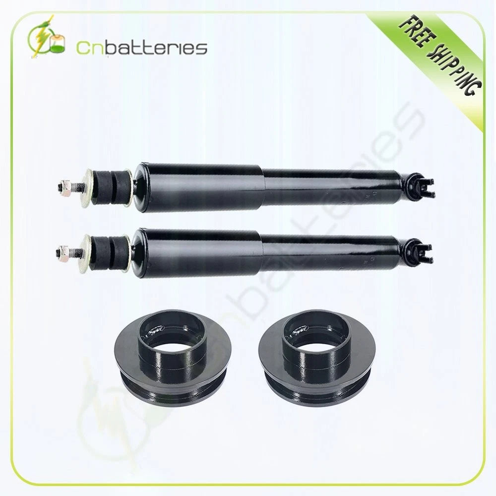 3" Front Leveling Kit & Front Pair Shocks Struts for Chevy Silverado Sierra 1500