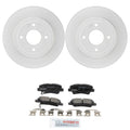 Set of 4 Bosch QuietCast Rotors & Ceramic Brake Pads for Accent Rio