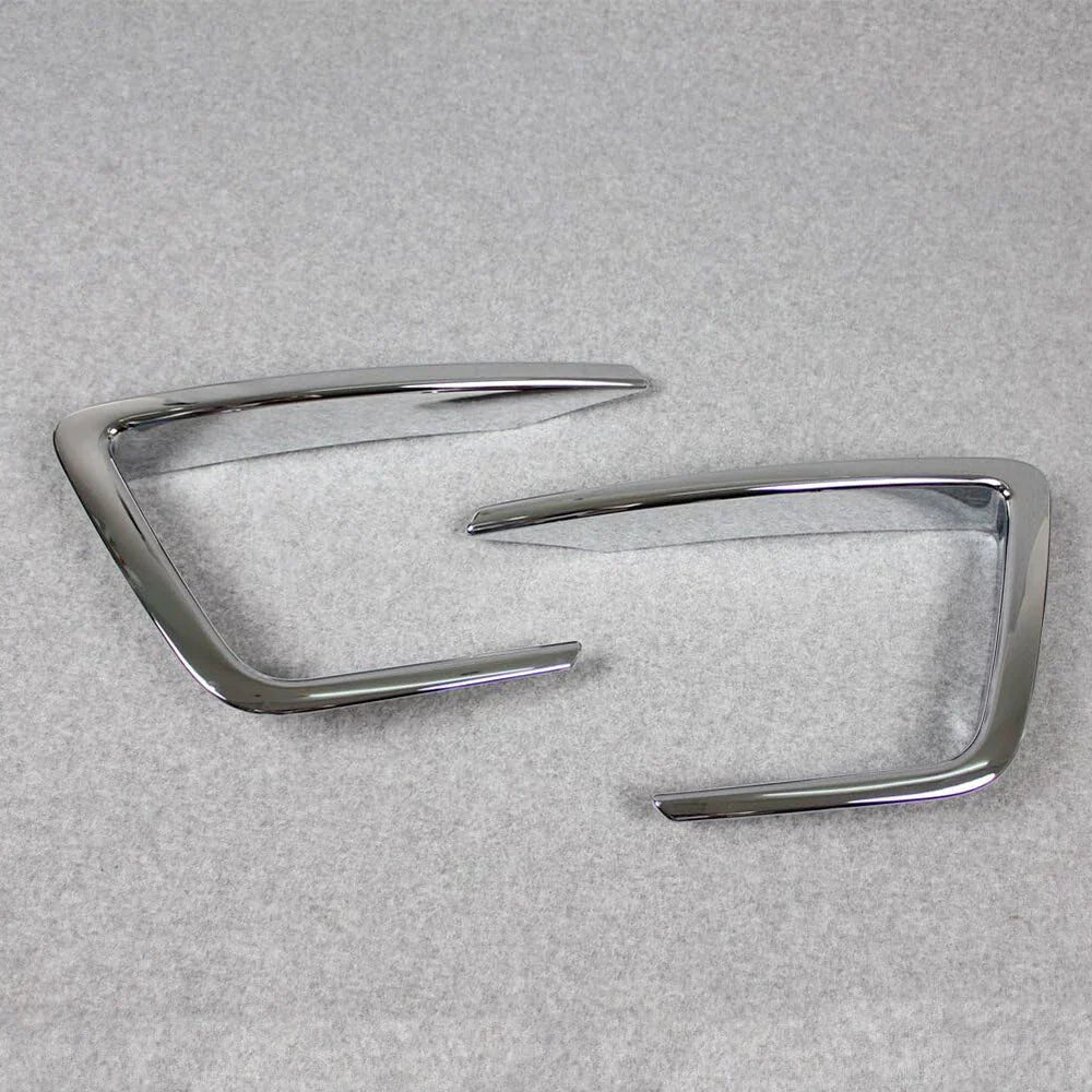 Chrome Front Fog Light Lamp Covers for Ford Expedition (2018-2021)