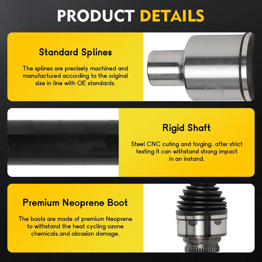 Front CV Axle Shaft Assembly for Ford F-150 Expedition (2015–2020)