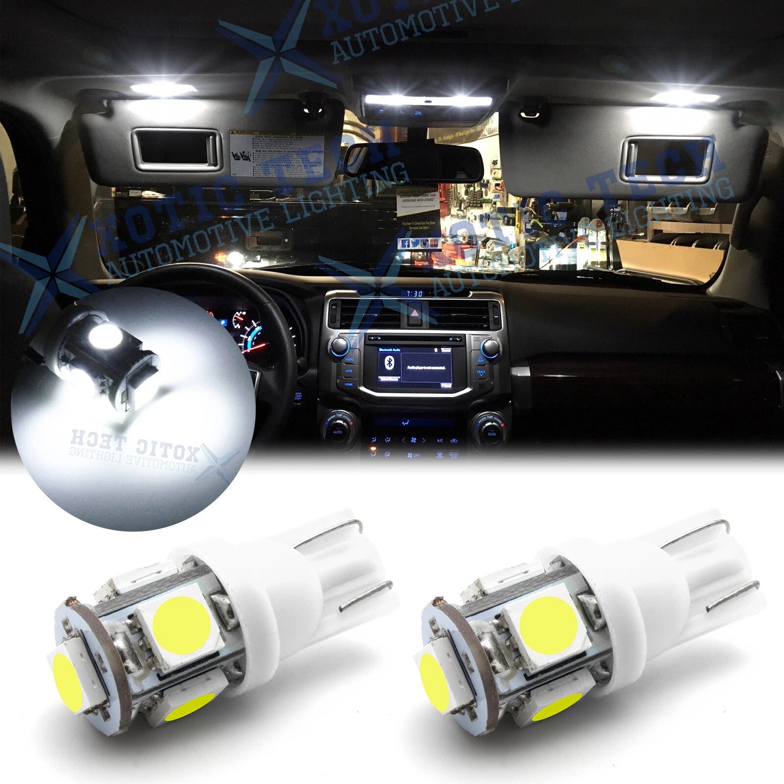 White LED Interior and Reverse Light Package for Honda Accord (1998-2002)