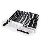 Complete Fairing Bolts Kit for Motorcycle Sportbike (Black)