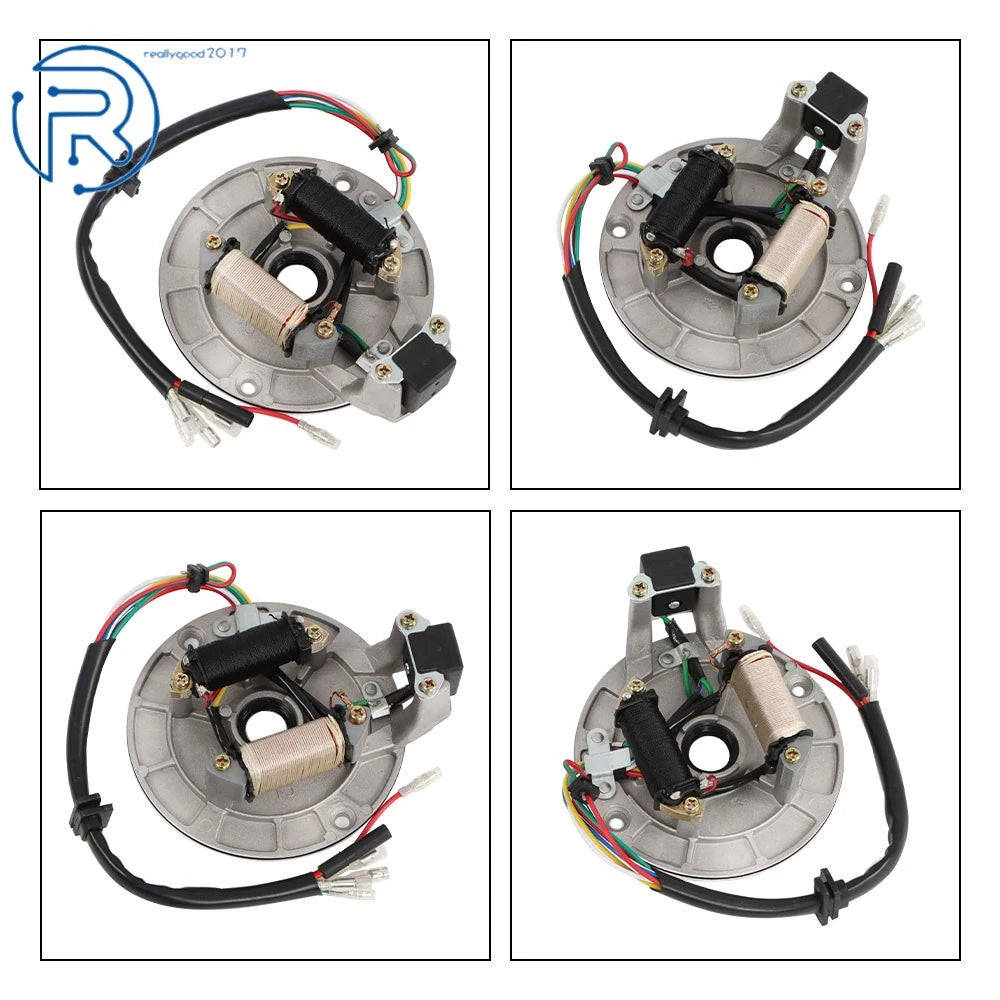 Magneto Flywheel Stator Plate for Trail Dirt Bike (90cc, 110cc, 125cc)