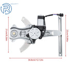 2X Power Window Regulator with Motor for Nissan Versa (2007-2013)