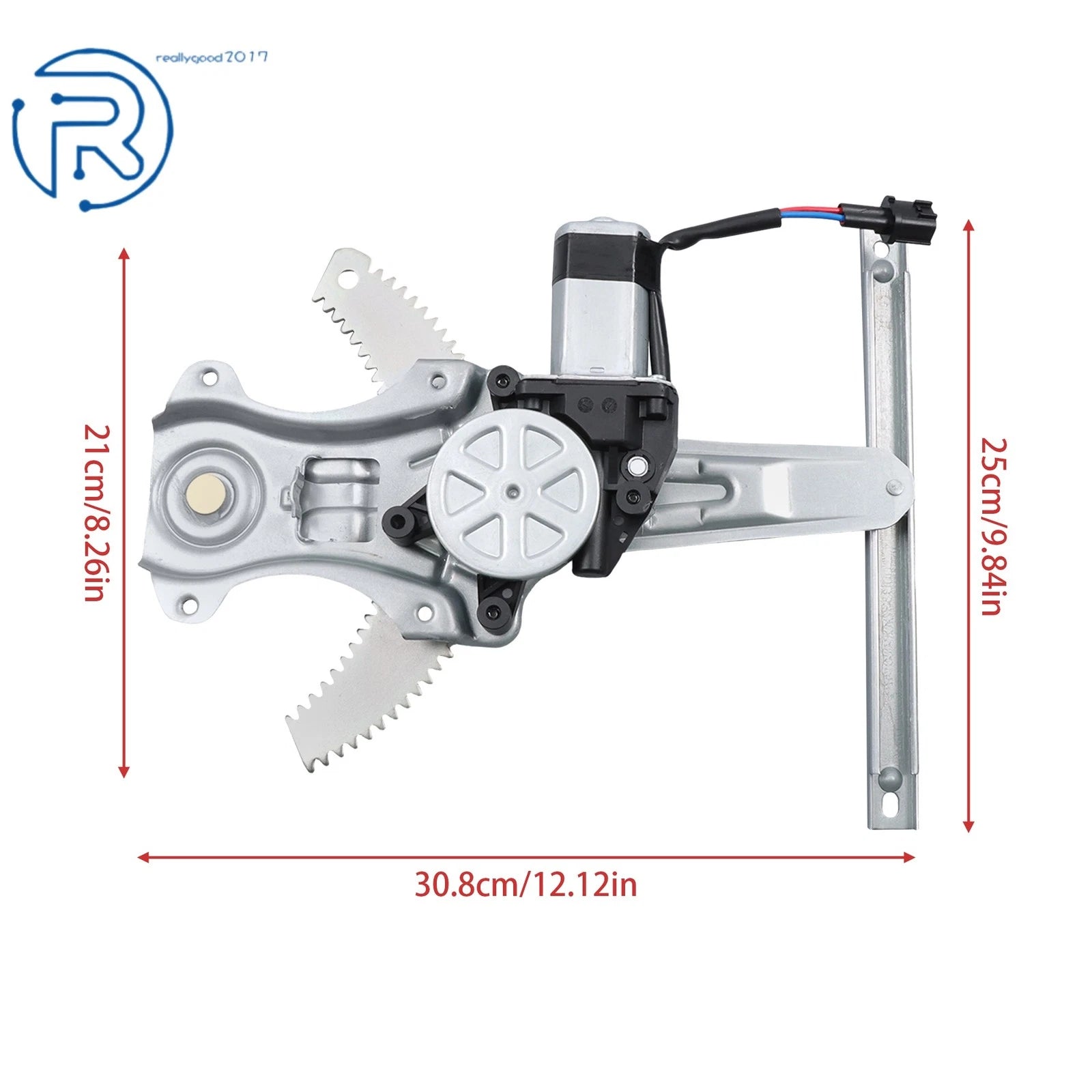 2X Power Window Regulator with Motor for Nissan Versa (2007-2013)