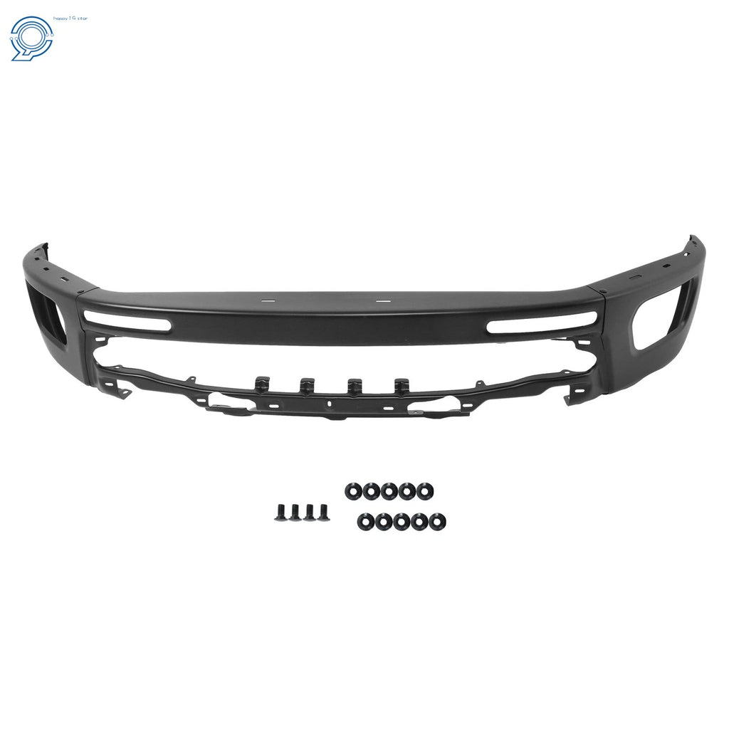 Front Bumper Face Bar for Ford Ranger (2019–2023) Steel, Black, No Sensor Hole