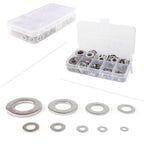 580pcs Flat Washers Kit for Car Truck (M2 M2.5 M3 M4 M5 M6 M8 M10 M12)