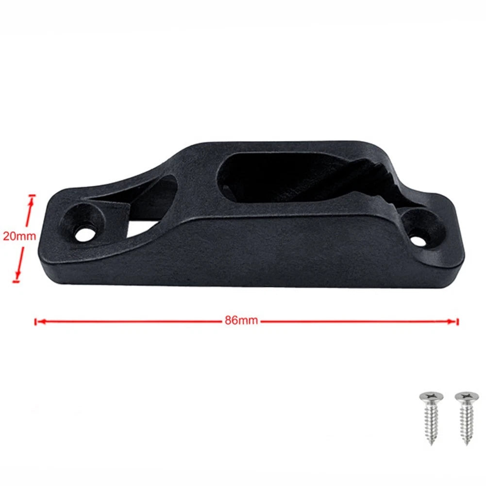 Self Locking Rope Tensioner for Marine Yacht Accessories (Black Nylon)