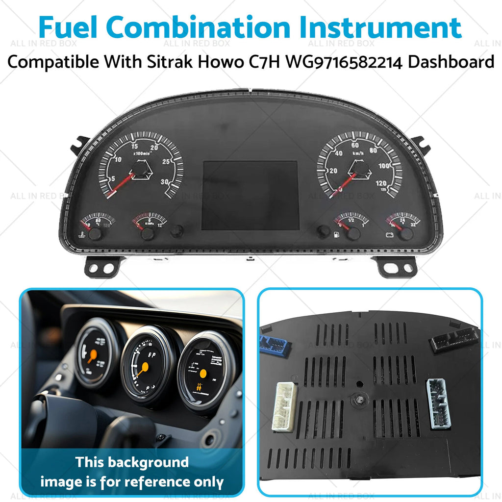 Fuel Combination Instrument for Sinotruk Howo T7H A7 C7H (2004–2024)