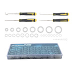Set of 1228 Silicone O-Rings for Various Applications (OD 4-32mm)