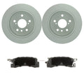 Bosch Rear Disc Brake Rotors & Ceramic Pads Kit for Camry ES300 Solara (1997–2006)