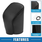 Gear Shifting Knob Cover Trim for Lexus GS 300 (2018-2019) Faux Leather Black