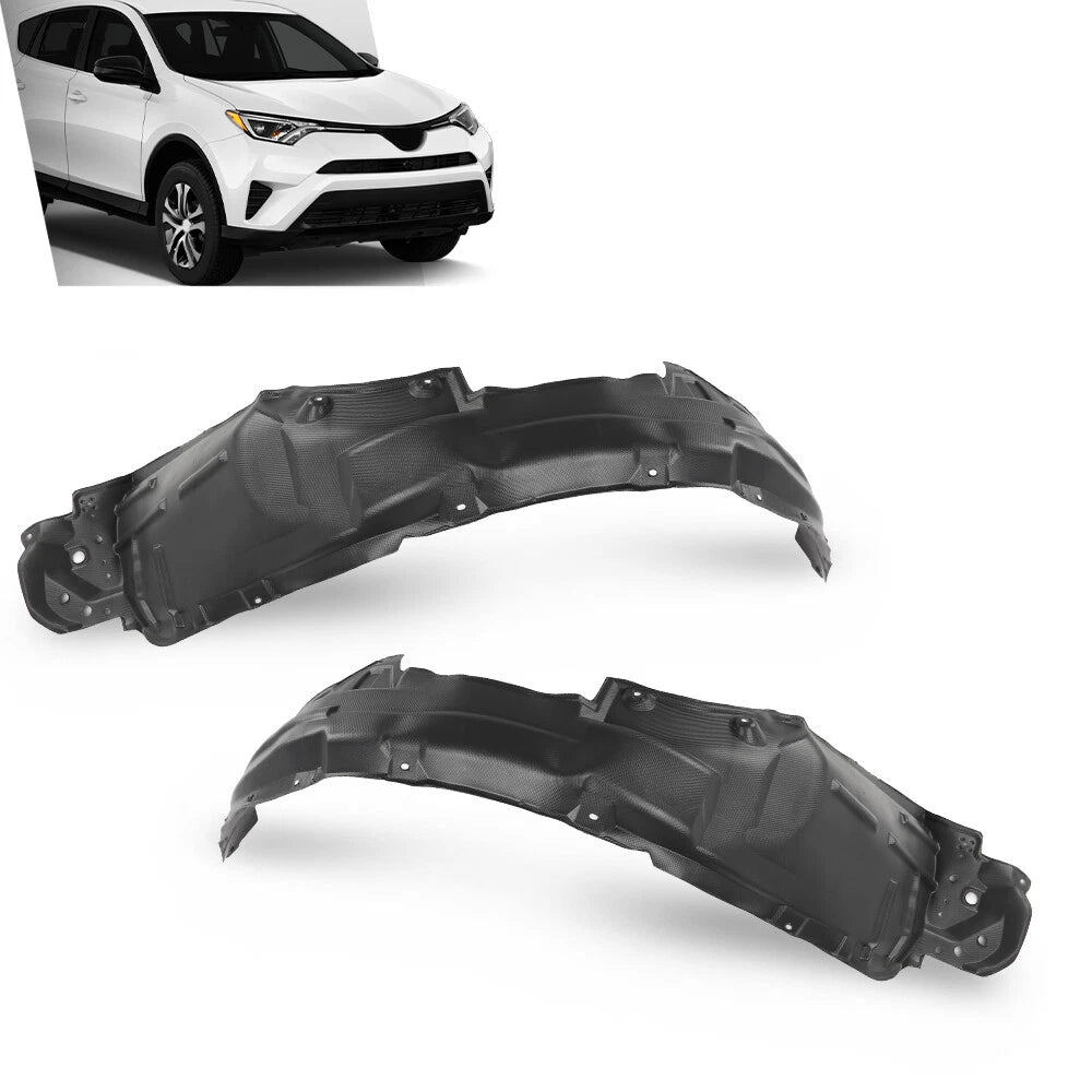 Set of 2 Front Fender Liner Splash Shields for Toyota RAV4 (2013–2018)
