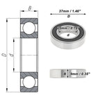 Deep Groove Ball Bearing P4 for Scooter Skateboard Wheel (20x37x9mm)