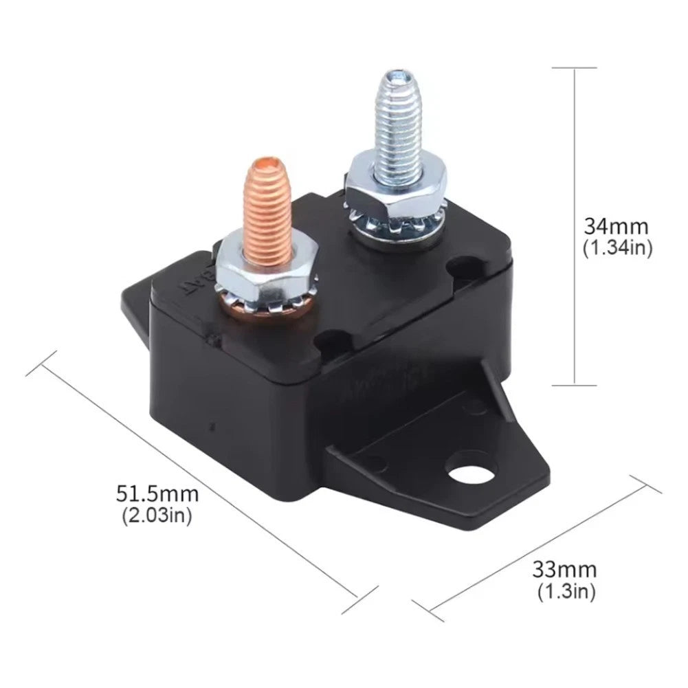 Auto Reset Circuit Breaker for Cars, Ships, Trailers (Universal)
