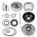 Rear Brake Drum Hub Plate Cover Seals Kit for Honda Rancher 420 (2007–2014)