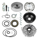 Rear Brake Drum Hub Plate Cover Seals Kit for Honda Rancher 420 (2007–2014)